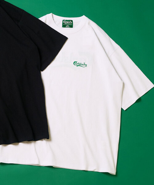 417 EDIFICE（フォーワンセブンエディフィス）の「《追加》CARLSBERG × 417 GRAPHIC Tシャツ（Tシャツ/カットソー・メンズ・ブラック系その他/ブラック/ホワイト/ホワイト系その他・MEDIUM/LARGE/X-LARGE）」の2枚目の写真