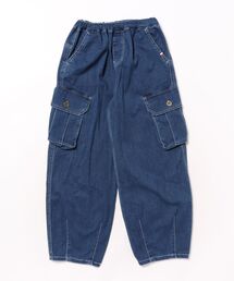 HAKKA KIDS | [ジュニアサイズ]7オンスストレッチデニムバレルレッグパンツ(デニムパンツ)