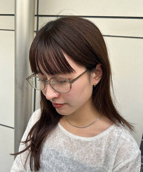 Kastane（カスタネ）の「オーバルメガネ（メガネ・レディース・ベージュ/ブラウン・FREE）」の11枚目の写真