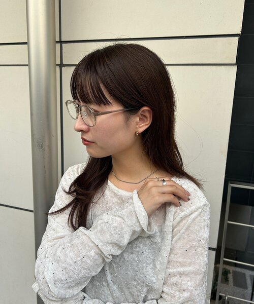 Kastane（カスタネ）の「オーバルメガネ（メガネ・レディース・ベージュ/ブラウン・FREE）」の13枚目の写真