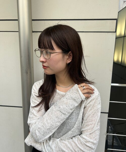 Kastane（カスタネ）の「オーバルメガネ（メガネ・レディース・ベージュ/ブラウン・FREE）」の14枚目の写真