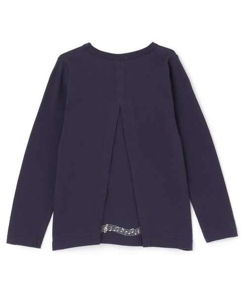 KP（ケーピー）の「ハート＆ミュージックモチーフ 長袖Tシャツ（Tシャツ/カットソー・キッズ・ネイビー/サックスブルー・120cm/130cm/140cm/150cm/160cm）」の10枚目の写真