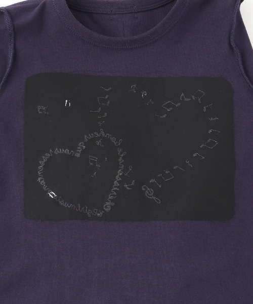 KP（ケーピー）の「ハート＆ミュージックモチーフ 長袖Tシャツ（Tシャツ/カットソー・キッズ・ネイビー/サックスブルー・120cm/130cm/140cm/150cm/160cm）」の12枚目の写真