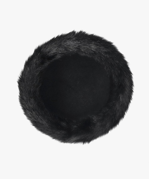 Chapeau d' O(シャポードオー)の「Chapeau d' O Fur Edge Felt Bucket / シャポードオー(ハット・レディース・ブラック/グレー/ブラウン・M/57.5cm)」の8枚目の写真