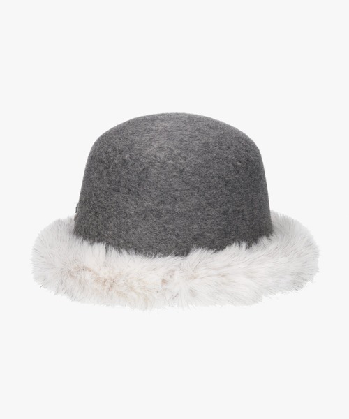 Chapeau d' O(シャポードオー)の「Chapeau d' O Fur Edge Felt Bucket / シャポードオー(ハット・レディース・ブラック/グレー/ブラウン・M/57.5cm)」の12枚目の写真