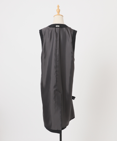 IENA（イエナ）の「ヘザーウールロングジレ（ベスト・レディース・チャコールグレー・FREE）」の19枚目の写真