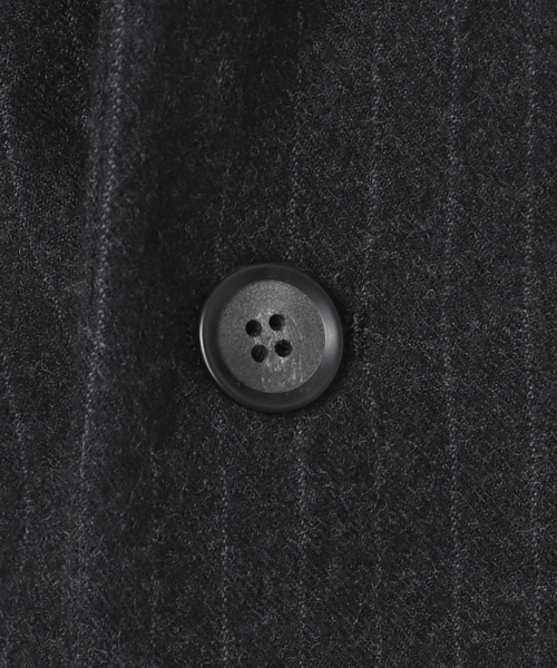 IENA（イエナ）の「ヘザーウールロングジレ（ベスト・レディース・チャコールグレー・FREE）」の4枚目の写真