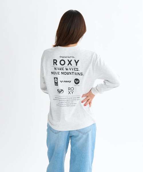 ROXY(���L�V�[)��HISTORICAL LOGO L/S /���L�V�[�o�b�N�v�����g��������T(T�V���c/�J�b�g�\�[)