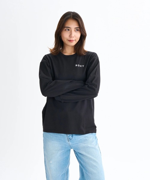 ROXY(ロキシー)の「HISTORICAL LOGO L/S /ロキシーバックプリント長袖ロンT(Tシャツ/カットソー・レディース・ブラック/ホワイト/ピンク/グレー・MEDIUM/LARGE/SMALL)」の12枚目の写真