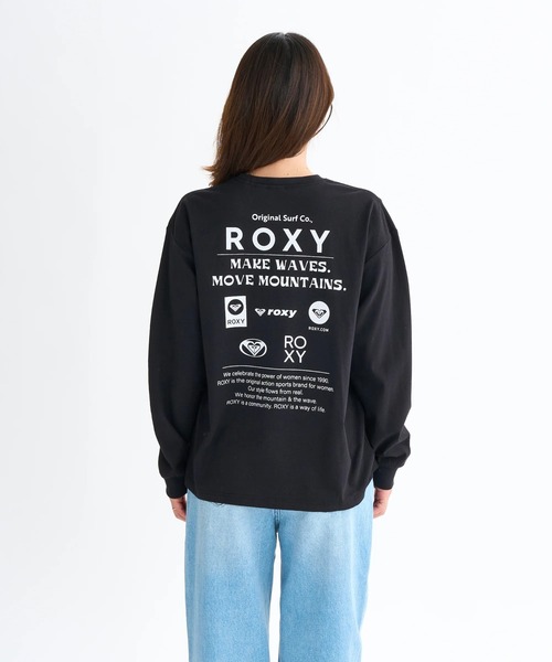 ROXY(ロキシー)の「HISTORICAL LOGO L/S /ロキシーバックプリント長袖ロンT(Tシャツ/カットソー・レディース・ブラック/ホワイト/ピンク/グレー・MEDIUM/LARGE/SMALL)」の13枚目の写真