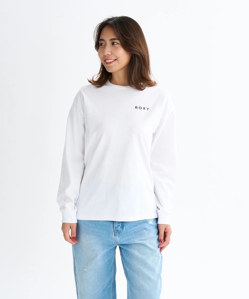 ROXY(ロキシー)の「HISTORICAL LOGO L/S /ロキシーバックプリント長袖ロンT(Tシャツ/カットソー・レディース・ブラック/ホワイト/ピンク/グレー・MEDIUM/LARGE/SMALL)」の5枚目の写真