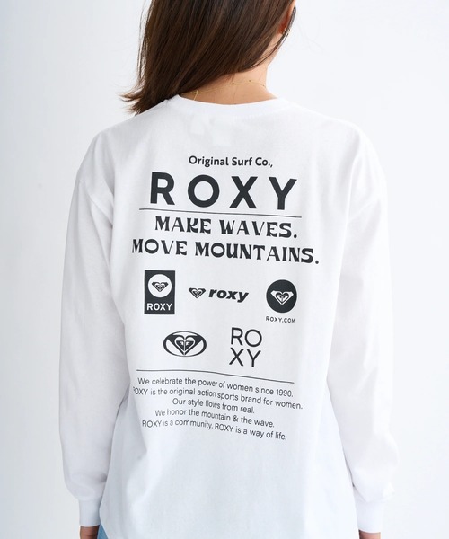 ROXY(ロキシー)の「HISTORICAL LOGO L/S /ロキシーバックプリント長袖ロンT(Tシャツ/カットソー・レディース・ブラック/ホワイト/ピンク/グレー・MEDIUM/LARGE/SMALL)」の7枚目の写真