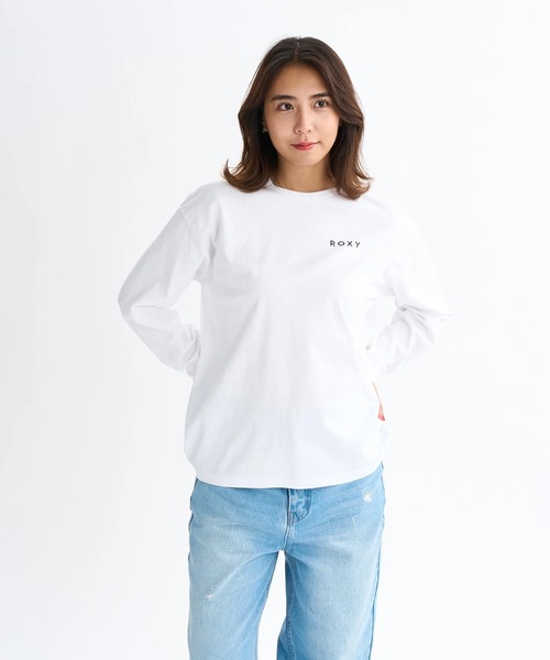 ROXY(ロキシー)の「HISTORICAL LOGO L/S /ロキシーバックプリント長袖ロンT(Tシャツ/カットソー・レディース・ブラック/ホワイト/ピンク/グレー・MEDIUM/LARGE/SMALL)」の9枚目の写真