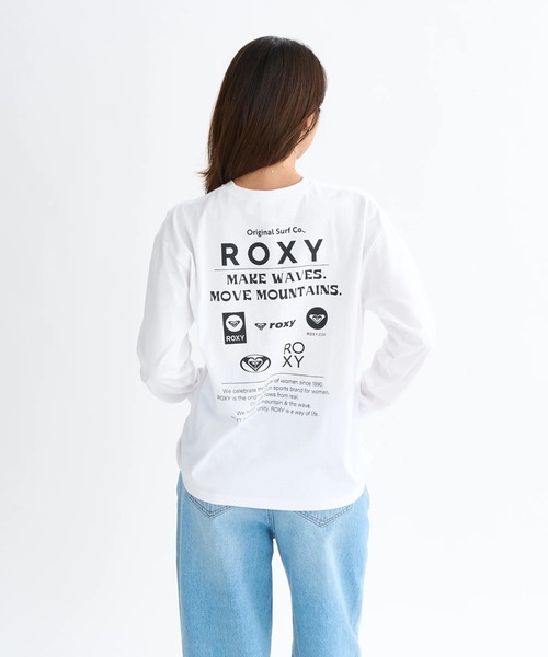 ROXY(ロキシー)の「HISTORICAL LOGO L/S /ロキシーバックプリント長袖ロンT(Tシャツ/カットソー・レディース・ブラック/ホワイト/ピンク/グレー・MEDIUM/LARGE/SMALL)」の10枚目の写真