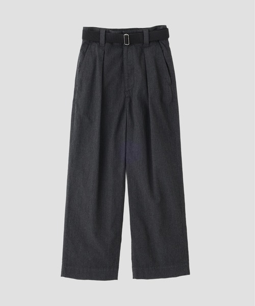 MHL.（エムエイチエル）の「WOOL COTTON TWILL（その他パンツ・レディース・ベージュ/チャコール・0/2/1/3）」の4枚目の写真