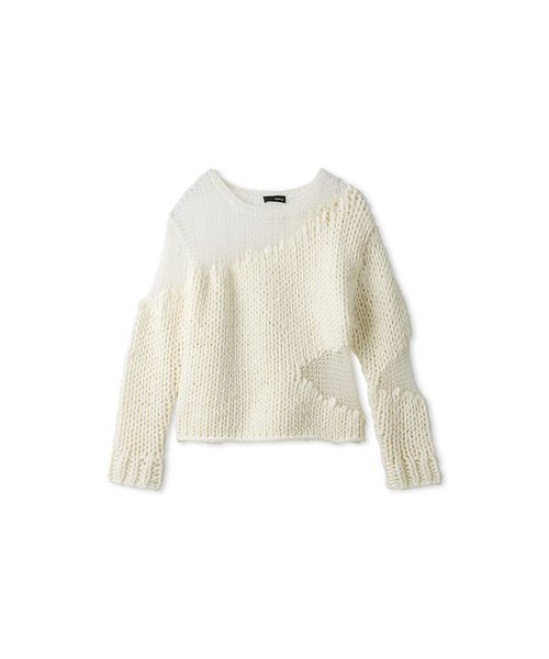 styling/(スタイリング)の「コンビクルーネックハンドニット(タンクトップ・レディース・ブラック/ホワイト/レッド・F)」の15枚目の写真