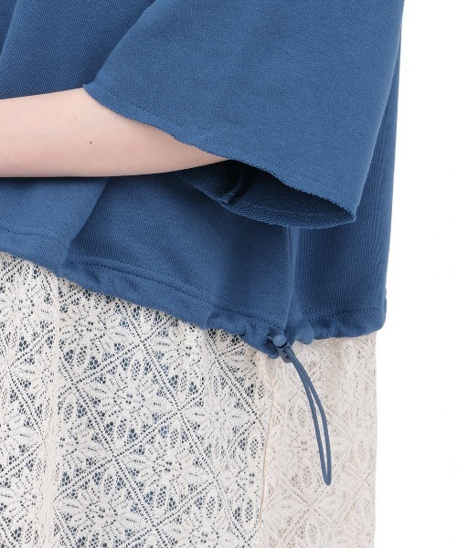 チチカカ（チチカカ）の「Orale! フラワーレースドッキングワンピース（ワンピース・レディース・チャコールグレー/ライトグレー/ブルー・FREE）」の9枚目の写真