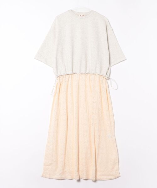 チチカカ（チチカカ）の「Orale! フラワーレースドッキングワンピース（ワンピース・レディース・チャコールグレー/ライトグレー/ブルー・FREE）」の17枚目の写真