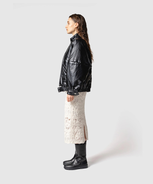 muller of yoshiokubo(ミュラーオブヨシオクボ)の「muller of yoshiokubo ミュラーオブヨシオクボ / MOHAIR LACE SKIRT モヘアレーススカート / MLF25803(スカート・レディース・アイボリー・38)」の3枚目の写真