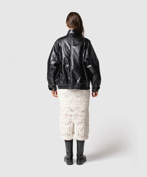 muller of yoshiokubo(ミュラーオブヨシオクボ)の「muller of yoshiokubo ミュラーオブヨシオクボ / MOHAIR LACE SKIRT モヘアレーススカート / MLF25803(スカート・レディース・アイボリー・38)」の4枚目の写真