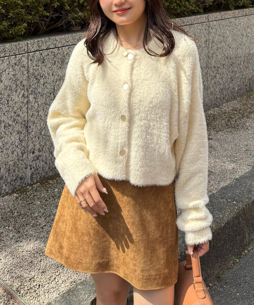 ⑦aimerfeel L ショートまとめ売り 新品未使用 前後2WAYショートシャギー短丈ニット（ニット/セーター