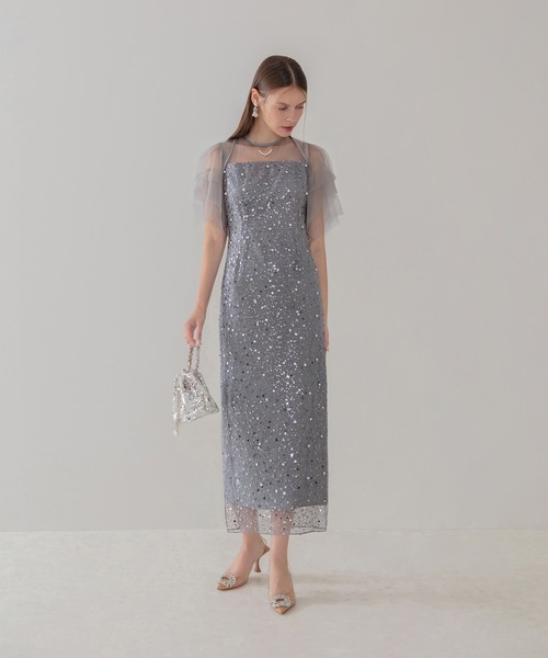 Leja（レジャ）の「【LEJA】スパンコールパールミックスボレロIライン