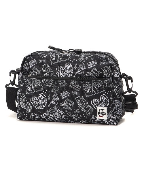 CHUMS（チャムス）の「【CHUMS/チャムス】 Recycle Small Trapezoid Shoulder Bag（ショルダーバッグ・メンズ・ネイビー/ブラック/グレイッシュベージュ/その他1/その他3/その他2・FREE）」の5枚目の写真