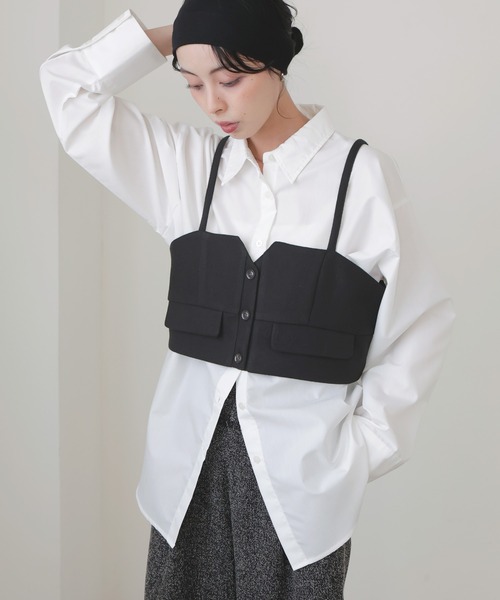 5時間限定値下げ✨♡ CHANEL ♡キルティング ビスチェ タンクトップ 1.11(土)12:00発売/パルクロ限定】キルティングキャミビスチェ