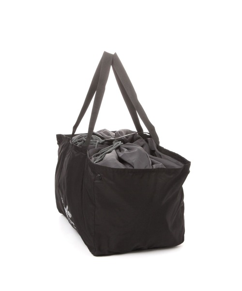 BAYFLOW（ベイフロー）の「[パッカブル仕様]BF保冷レジカゴバッグ / ビックトートバッグ / 大容量（トートバッグ・レディース・グレー系/ブラック系/ブルー系/オレンジ系・ONESIZE）」の6枚目の写真