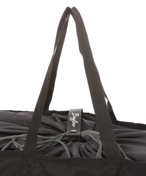 BAYFLOW（ベイフロー）の「[パッカブル仕様]BF保冷レジカゴバッグ / ビックトートバッグ / 大容量（トートバッグ・レディース・グレー系/ブラック系/ブルー系/オレンジ系・ONESIZE）」の9枚目の写真