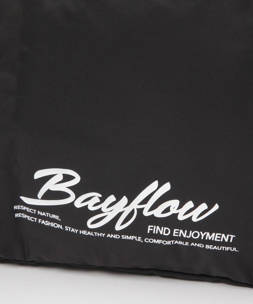 BAYFLOW（ベイフロー）の「[パッカブル仕様]BF保冷レジカゴバッグ / ビックトートバッグ / 大容量（トートバッグ・レディース・グレー系/ブラック系/ブルー系/オレンジ系・ONESIZE）」の12枚目の写真