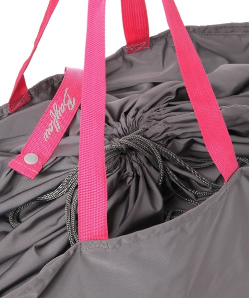 BAYFLOW（ベイフロー）の「[パッカブル仕様]BF保冷レジカゴバッグ / ビックトートバッグ / 大容量（トートバッグ・レディース・グレー系/ブラック系/ブルー系/オレンジ系・ONESIZE）」の15枚目の写真
