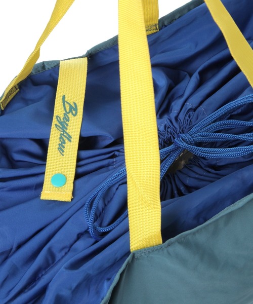 BAYFLOW（ベイフロー）の「[パッカブル仕様]BF保冷レジカゴバッグ / ビックトートバッグ / 大容量（トートバッグ・レディース・グレー系/ブラック系/ブルー系/オレンジ系・ONESIZE）」の19枚目の写真