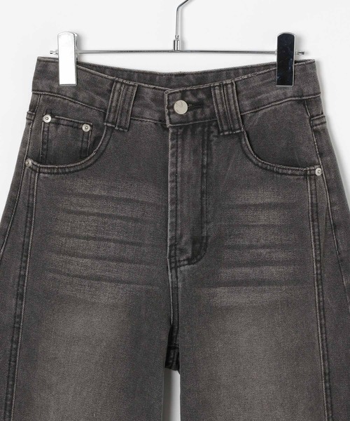 3.3 Field Trip （3.3フィールドトリップ）の「3.3 Field Trip／バレルBLACKデニム（デニムパンツ・レディース・ブラック・FREE）」の3枚目の写真