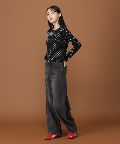 3.3 Field Trip （3.3フィールドトリップ）の「3.3 Field Trip／バレルBLACKデニム（デニムパンツ・レディース・ブラック・FREE）」の18枚目の写真