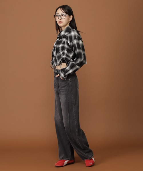 3.3 Field Trip （3.3フィールドトリップ）の「3.3 Field Trip／バレルBLACKデニム（デニムパンツ・レディース・ブラック・FREE）」の9枚目の写真