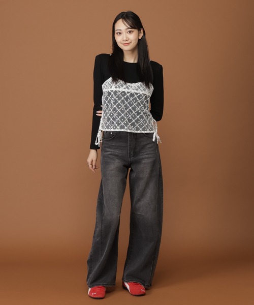 3.3 Field Trip （3.3フィールドトリップ）の「3.3 Field Trip／バレルBLACKデニム（デニムパンツ・レディース・ブラック・FREE）」の21枚目の写真