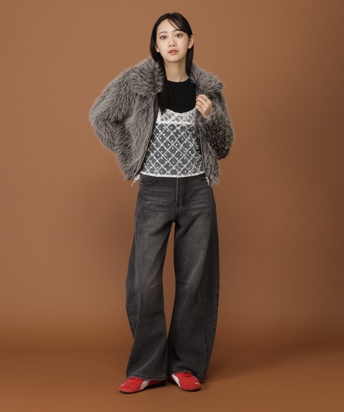 3.3 Field Trip （3.3フィールドトリップ）の「3.3 Field Trip／バレルBLACKデニム（デニムパンツ・レディース・ブラック・FREE）」の19枚目の写真