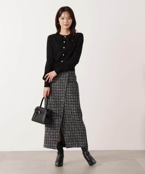 PROPORTION BODY DRESSING(プロポーションボディドレッシング)の「<ウォッシャブル>キラ釦カーディガン / 1215274901(カーディガン/ボレロ・レディース・ホワイト系その他/ボルドー/ピンク/ブラック・FREE)」の12枚目の写真