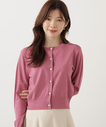<ウォッシャブル>キラ釦カーディガン / 1215274901