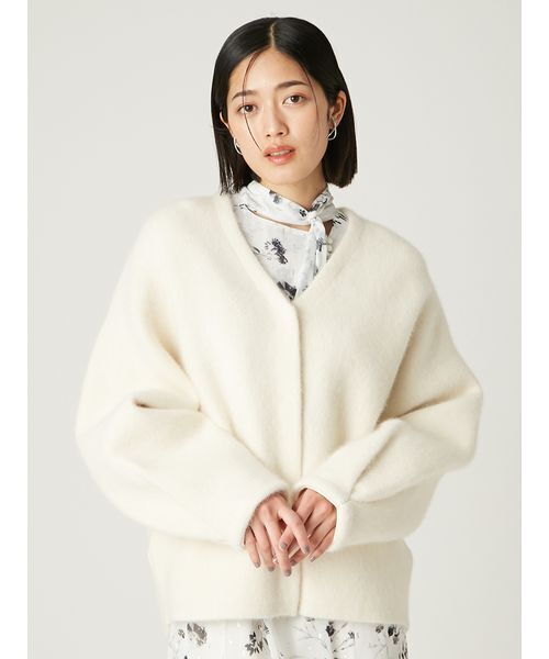 ダブルフェイスラクーンカーディガン（カーディガン/ボレロ）｜FRAY