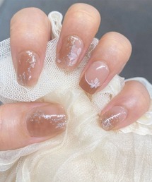 ONEP STAR（ワンピスター）の「簡単にネイルチップ ハンドネイルチップ ハートフレンチ（ネイルシール/ネイルチップ）」