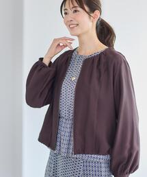 Reflect（リフレクト）の「【ライトアウター／ゆったり羽織れる／気軽な羽織りに◎】ライトブルゾン（ブルゾン）」