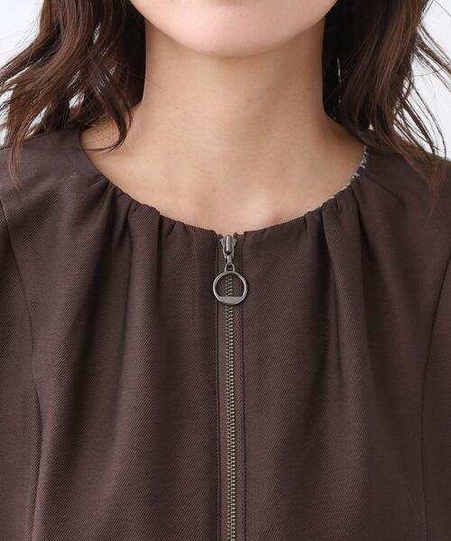 Reflect（リフレクト）の「【ライトアウター／ゆったり羽織れる／気軽な羽織りに◎】ライトブルゾン（ブルゾン・レディース・ブラック/ブラウン系その他/ライトベージュ・15 /17/05/07/09/11/13）」の16枚目の写真