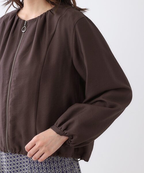 Reflect（リフレクト）の「【ライトアウター／ゆったり羽織れる／気軽な羽織りに◎】ライトブルゾン（ブルゾン・レディース・ブラック/ブラウン系その他/ライトベージュ・15 /17/05/07/09/11/13）」の17枚目の写真