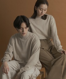 SENSE OF PLACE by URBAN RESEARCH | 『一部WEB限定カラー』『洗濯可/毛玉防止』ストレッチモックネックニット(ニット/セーター)