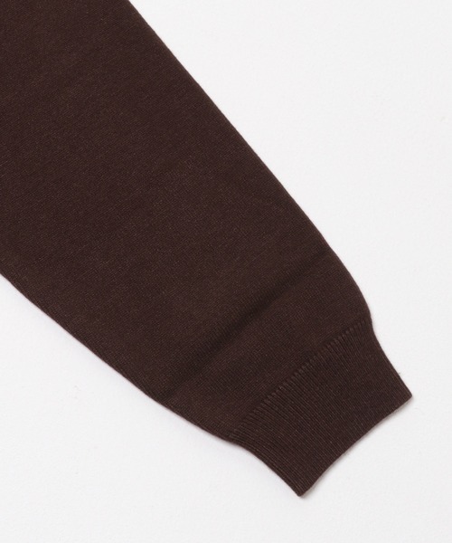 SENSE OF PLACE by URBAN RESEARCH(センスオブプレイスバイアーバンリサーチ)の「『一部WEB限定カラー』『洗濯可/毛玉防止』ストレッチモックネックニット(ニット/セーター・メンズ・チャコールグレー/ベージュ/ミント/ネイビー/マスタード/ブラウン/レッド/アイボリー/ブラック・MEDIUM/LARGE)」の14枚目の写真