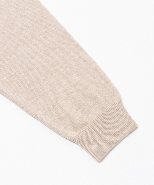 SENSE OF PLACE by URBAN RESEARCH(センスオブプレイスバイアーバンリサーチ)の「『一部WEB限定カラー』『洗濯可/毛玉防止』ストレッチモックネックニット(ニット/セーター・メンズ・チャコールグレー/ベージュ/ミント/ネイビー/マスタード/ブラウン/レッド/アイボリー/ブラック・MEDIUM/LARGE)」の15枚目の写真