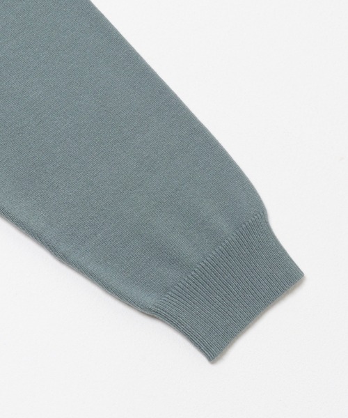 SENSE OF PLACE by URBAN RESEARCH(センスオブプレイスバイアーバンリサーチ)の「『一部WEB限定カラー』『洗濯可/毛玉防止』ストレッチモックネックニット(ニット/セーター・メンズ・チャコールグレー/ベージュ/ミント/ネイビー/マスタード/ブラウン/レッド/アイボリー/ブラック・MEDIUM/LARGE)」の16枚目の写真