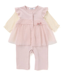 SLAP SLIP BABY | ウエストギャザーフリルカバーオールベビー(70~80cm)(ロンパース)